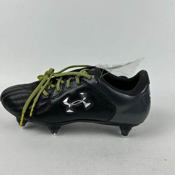 Under Armour Hydrastrike II SG Soccer Cleats Women US 8.5 Black with Extra Laces - Picture 8 of 14